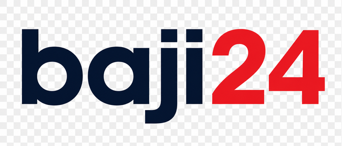 baji24 গোলাপি নীল লোগো